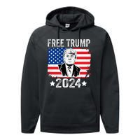 FREE TRUMP 2024 Performance Fleece Hoodie