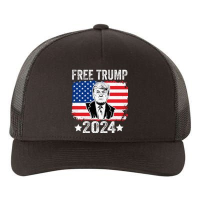 FREE TRUMP 2024 Yupoong Adult 5-Panel Trucker Hat