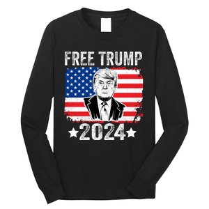 FREE TRUMP 2024 Long Sleeve Shirt