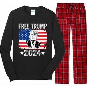 FREE TRUMP 2024 Long Sleeve Pajama Set