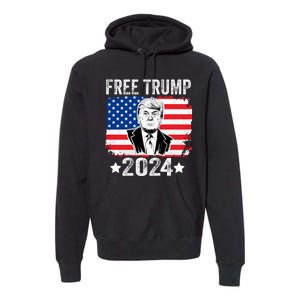 FREE TRUMP 2024 Premium Hoodie