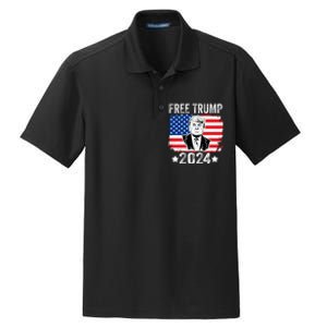 FREE TRUMP 2024 Dry Zone Grid Polo