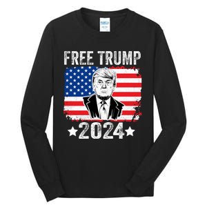 FREE TRUMP 2024 Tall Long Sleeve T-Shirt