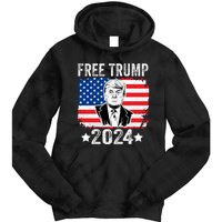 FREE TRUMP 2024 Tie Dye Hoodie