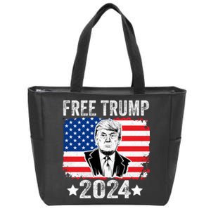 FREE TRUMP 2024 Zip Tote Bag