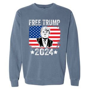 FREE TRUMP 2024 Garment-Dyed Sweatshirt