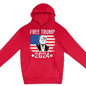 FREE TRUMP 2024 Premium Pullover Hoodie