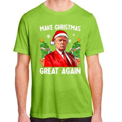 Funny Trump 2024 Make Christmas Great Again Funny Xmas Santa Gift Adult ChromaSoft Performance T-Shirt