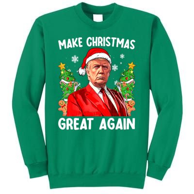 Funny Trump 2024 Make Christmas Great Again Funny Xmas Santa Gift Sweatshirt