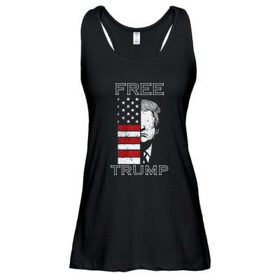 Free Trump 2024 Ladies Essential Flowy Tank