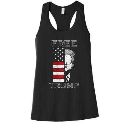 Free Trump 2024 Women's Racerback Tank