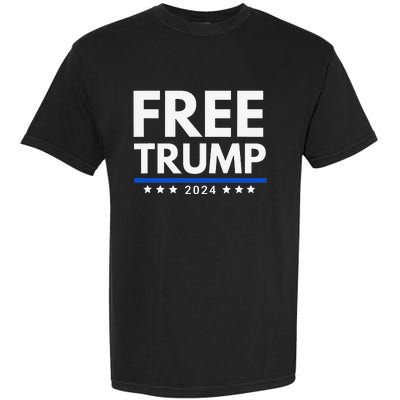 Free Trump 2024 Garment-Dyed Heavyweight T-Shirt