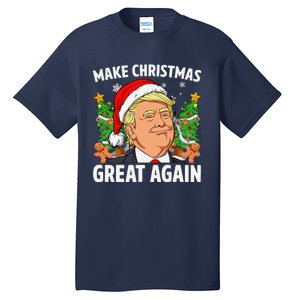 Funny Trump 2024 Make Christmas Great Again Tall T-Shirt