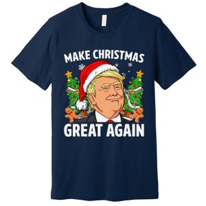 Funny Trump 2024 Make Christmas Great Again Premium T-Shirt