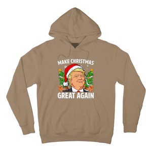 Funny Trump 2024 Make Christmas Great Again Hoodie