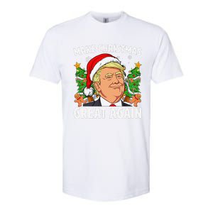 Funny Trump 2024 Make Christmas Great Again Softstyle CVC T-Shirt