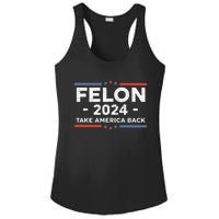 Felon Trump 2024 Take America Back Vintage Ladies PosiCharge Competitor Racerback Tank