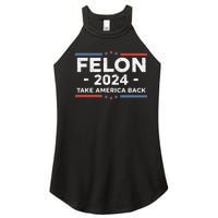 Felon Trump 2024 Take America Back Vintage Women's Perfect Tri Rocker Tank