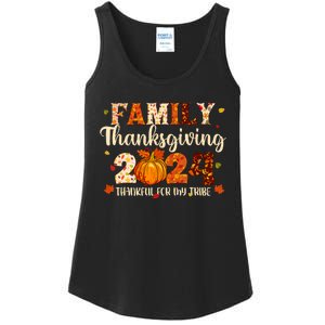 Family Thanksgiving 2024 Thankful For My Tribe Fall Autumn Ladies Essential Tank