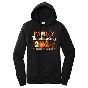 Family Thanksgiving 2024 Thankful For My Tribe Fall Autumn Women's Pullover Hoodie