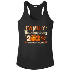 Family Thanksgiving 2024 Thankful For My Tribe Fall Autumn Ladies PosiCharge Competitor Racerback Tank