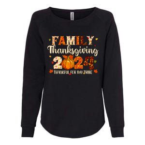 Family Thanksgiving 2024 Thankful For My Tribe Fall Autumn Womens California Wash Sweatshirt