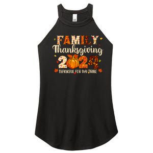 Family Thanksgiving 2024 Thankful For My Tribe Fall Autumn Women's Perfect Tri Rocker Tank