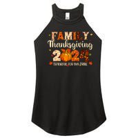 Family Thanksgiving 2024 Thankful For My Tribe Fall Autumn Women's Perfect Tri Rocker Tank