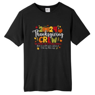 Family Thanksgiving 2024 Thanksgiving Crew Turkey Tall Fusion ChromaSoft Performance T-Shirt