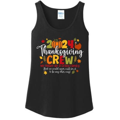 Family Thanksgiving 2024 Thanksgiving Crew Turkey Ladies Essential Tank