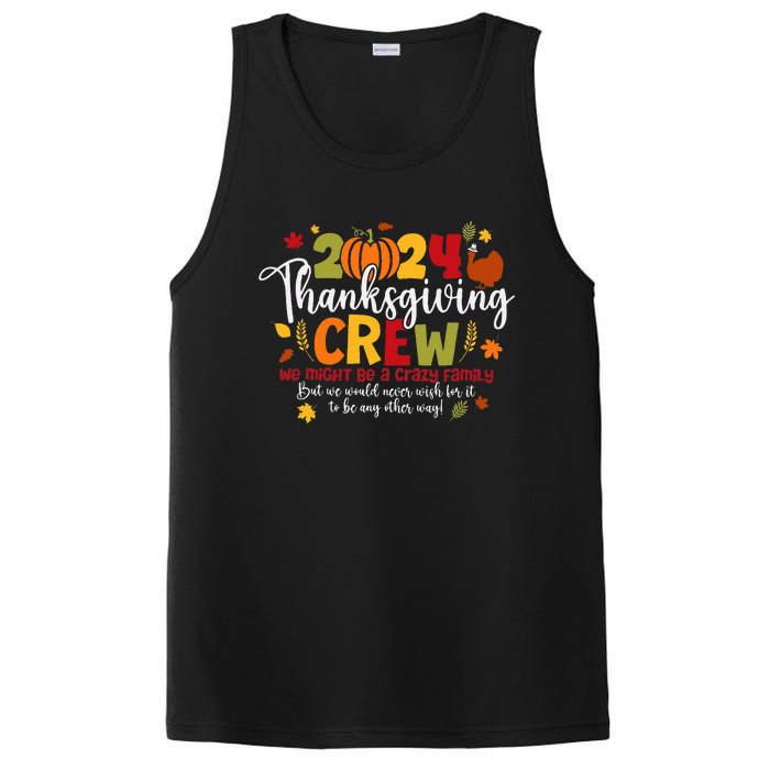 Family Thanksgiving 2024 Thanksgiving Crew Turkey PosiCharge Competitor Tank