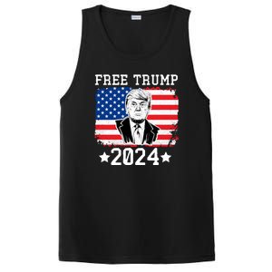 Free Trump 2024 Donald Trump USA Election PosiCharge Competitor Tank