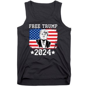 Free Trump 2024 Donald Trump USA Election Tank Top