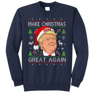 Funny Trump 2024 Make Christmas Great Again Ugly Sweater Sweatshirt