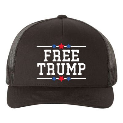 Free Trump 2024 Donald Trump USA Election Yupoong Adult 5-Panel Trucker Hat