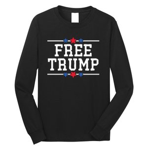 Free Trump 2024 Donald Trump USA Election Long Sleeve Shirt