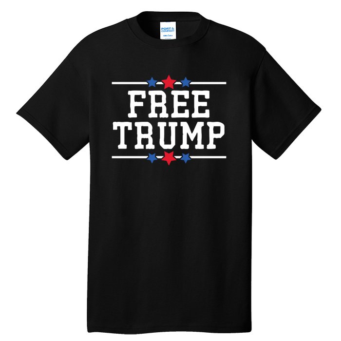 Free Trump 2024 Donald Trump USA Election Tall T-Shirt