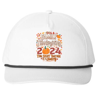 Family Thanksgiving 2024 Thanksgiving Crew Matching Group Snapback Five-Panel Rope Hat