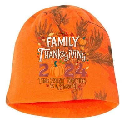 Family Thanksgiving 2024 Thanksgiving Crew Matching Group Kati - Camo Knit Beanie