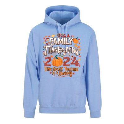 Family Thanksgiving 2024 Thanksgiving Crew Matching Group Unisex Surf Hoodie