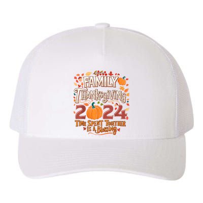 Family Thanksgiving 2024 Thanksgiving Crew Matching Group Yupoong Adult 5-Panel Trucker Hat