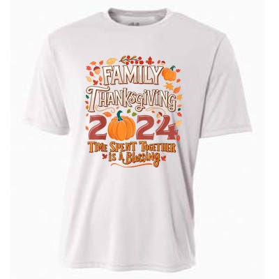 Family Thanksgiving 2024 Thanksgiving Crew Matching Group Cooling Performance Crew T-Shirt