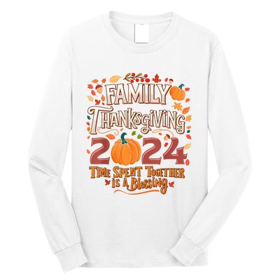 Family Thanksgiving 2024 Thanksgiving Crew Matching Group Long Sleeve Shirt