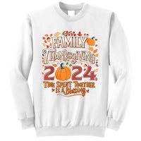 Family Thanksgiving 2024 Thanksgiving Crew Matching Group Sweatshirt