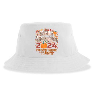 Family Thanksgiving 2024 Thanksgiving Crew Matching Group Sustainable Bucket Hat