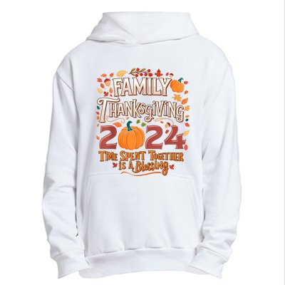 Family Thanksgiving 2024 Thanksgiving Crew Matching Group Urban Pullover Hoodie