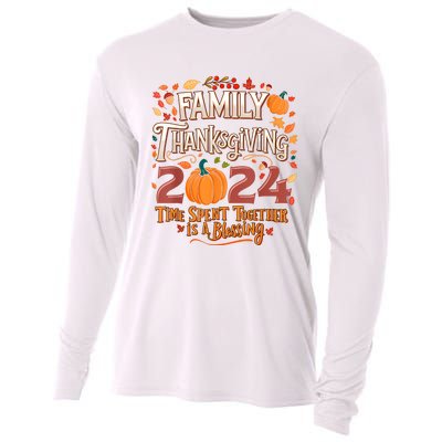 Family Thanksgiving 2024 Thanksgiving Crew Matching Group Cooling Performance Long Sleeve Crew