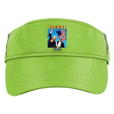 Fight Trump 2024 Take America Back Pennsylvania Rally Shooting Adult Drive Performance Visor