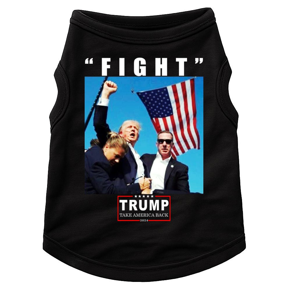 Fight Trump 2024 Take America Back Pennsylvania Rally Shooting Doggie Tank