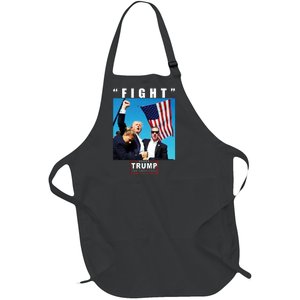 Fight Trump 2024 Take America Back Pennsylvania Rally Shooting Full-Length Apron With Pockets